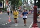 Kasrem 043/Gatam Bersama Prajurit Meriahkan Lampung Half Marathon 2024